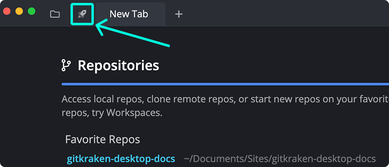 Clicking on Launchpad tab